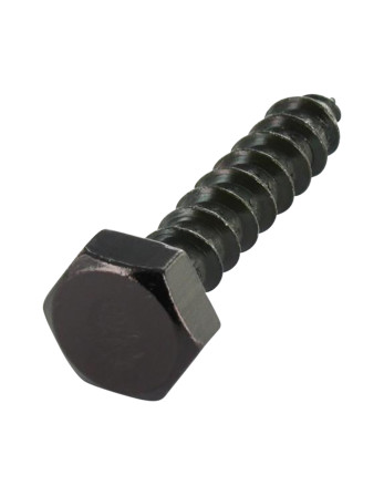 1 x Schlüsselschrauben 6X50 Stahl schwarz verzinkt