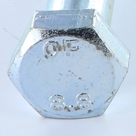 1 x Schrauben mit teilgewinde Sechskantkopf M16X130 Klasse 8.8 Verzinkt