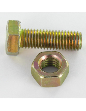 1 x Kopfschraube (mit Mutter) M8x25 Klasse 6.8...
