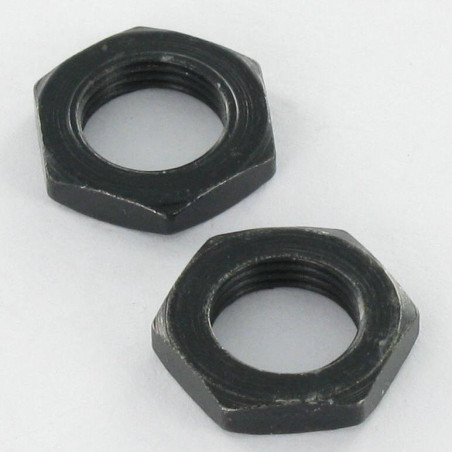 1 x Muttern UNEF 3/8- 32 Eben 14 Dicke 3 Stahl schwarz verzinkt
