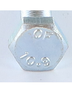 Metallschrauben Sechskantkopf M8x20 Klasse 10.9 Verzinkt 2