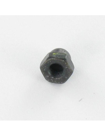 1 x Hutmutter M10 Stahl schwarz verzinkt