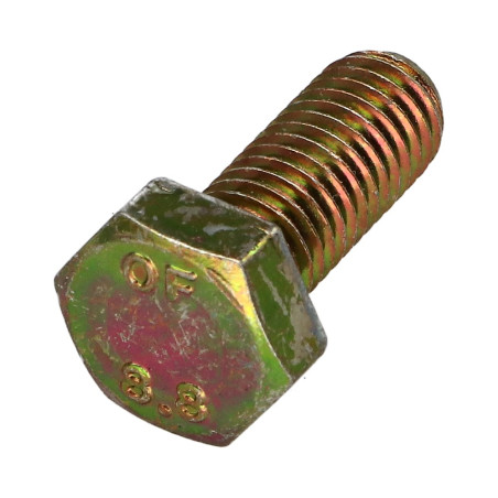 1 x Metallschrauben Sechskantkopf M8x12 Klasse 8.8 Dichromat