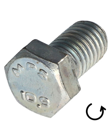 1 x Metallschrauben Sechskantkopf M10x16 Klasse...