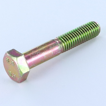1 x Schrauben mit teilgewinde Sechskantkopf M10x40 Klasse 8.8 Dichromat