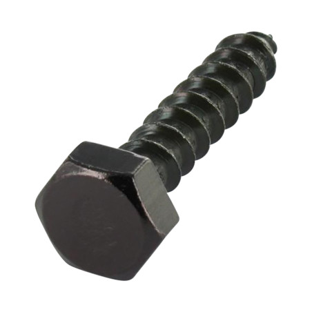 1 x Schlüsselschrauben 8x50 Stahl schwarz verzinkt