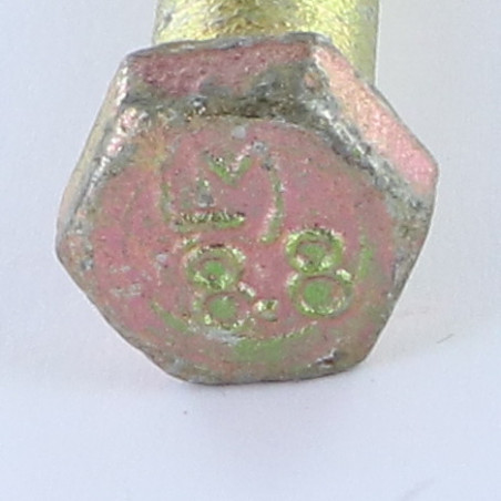 1 x Schrauben mit teilgewinde Sechskantkopf M12x215 Mit Gewinde 50 Klasse 8.8 Dichromat