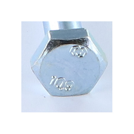 1 x Schrauben mit teilgewinde Sechskantkopf M18x100 Klasse 10.9 Verzinkt