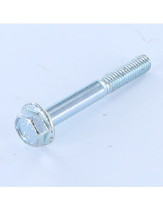 Metallschrauben Sechskantkopf M6x45 Glatte Flansche Verzinkt