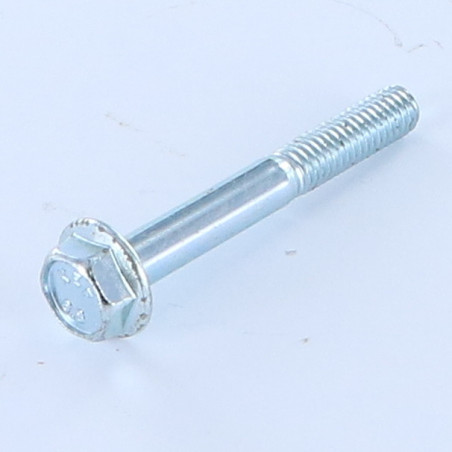 1 x Metallschrauben Sechskantkopf M6x45 Glatte Flansche Verzinkt