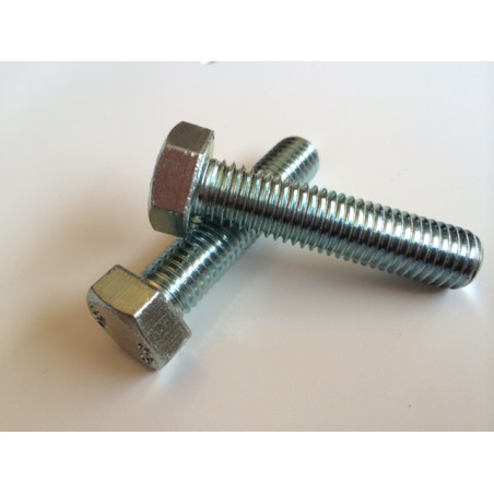 1 x Metallschrauben Sechskantkopf 1" X 2 1/2" UNC oder Britisches BSW Whitworth-Gewinde Grad 5 Verzinkt
