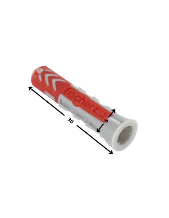 1 x Dübel Nylon DUOPOWER Fischer 6x30 Ohne...