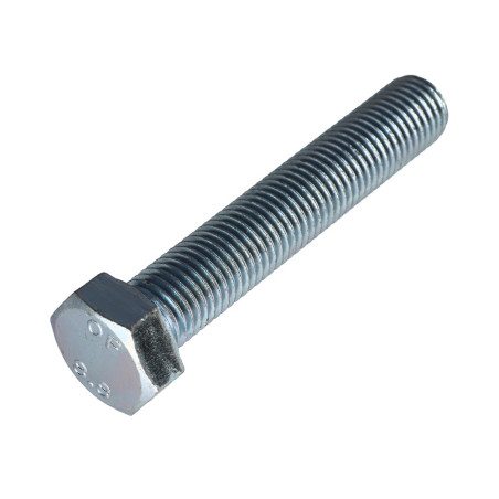 1 x Metallschrauben Sechskantkopf M20x100 Klasse 8.8 Verzinkt