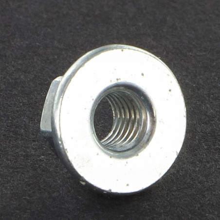 1 x DIN 980 Sechskantmutter mit Klemmteil für Kreuzschlitz BILOK M6 Verzinkt