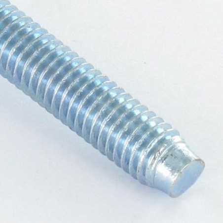 1 x Flachkopfschrauben Pozi M6X60 Spitze Kegelstumpfförmig Verzinkt