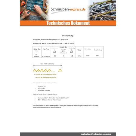 1 x Metallschrauben Sechskantkopf 1/2X 1" UNC oder Britisches BSW Whitworth-Gewinde Grad 5 Verzinkt