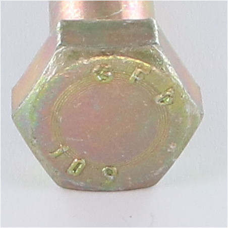 1 x Schrauben mit teilgewinde Sechskantkopf M16X130 Klasse 10.9 Dichromat