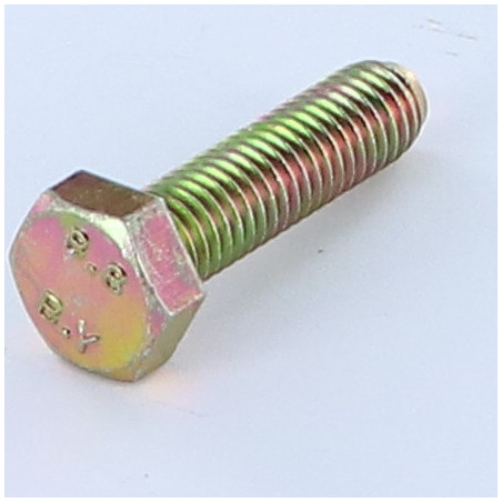 1 x Metallschrauben Sechskantkopf M10x25 Klasse 8.8 Dichromat