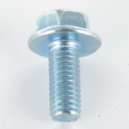 1 x Metallschrauben Sechskantkopf M8x16 Glatte Flansche 18 Klasse 8.8 Verzinkt