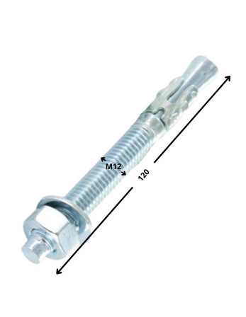 1 x Dübel BOZELENANKER M12x120 Verzinkt