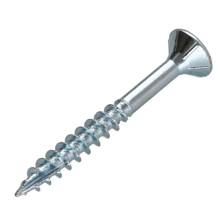 1 x Spanplattenschraube TEKOR Senkkopfschraube Gezahnt 5X50 Mit Gewinde 36 T25 Verzinkt cut Bohrspitze mit Typ 17