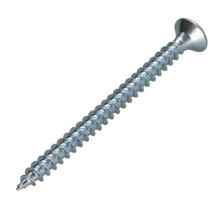 1 x Spanplattenschrauben Senkkopfschraube Pozi N°2 5X55 Gesamtgewinde Verzinkt