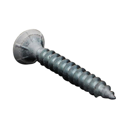 1 x Spanplattenschraube TEKOR Senkkopfschraube Gezahnt 5X40 T25 cut Bohrspitze mit Typ 17 Spitze SAND RAL9016