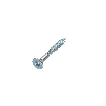 1 x Rahmenschraube tekor Senkkopfschraube Gezahnt T25 4,5 x 50 Mit Gewinde 30 cut Bohrspitze mit Typ 17 Spitze Verzinkt