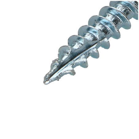 1 x Rahmenschraube tekor Senkkopfschraube Gezahnt T25 4,5 x 50 Mit Gewinde 30 cut Bohrspitze mit Typ 17 Spitze Verzinkt