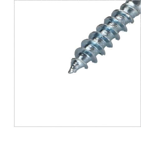 1 x Spanplattenschrauben Senkkopfschraube Pozi N°2 4X17 Gesamtgewinde Verzinkt