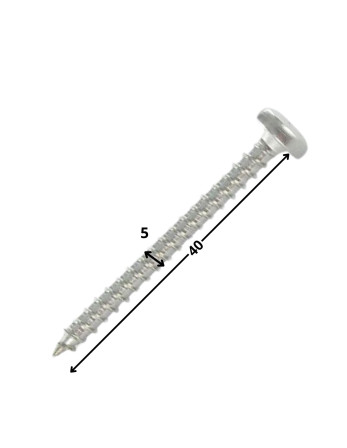 1 x Spanplattenschrauben Rundkopf 5X40 T25...