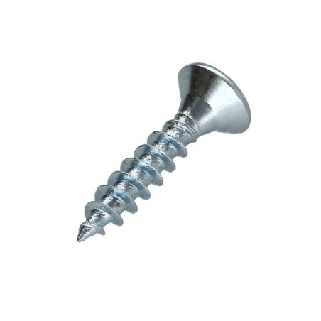 1 x Spanplattenschrauben Senkkopfschraube Pozi N°2 3,5X12 Gesamtgewinde Verzinkt