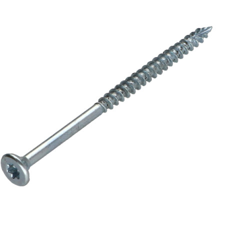 1 x Spanplattenschraube TEKOR Senkkopfschraube Gezahnt 4X70 Mit Gewinde 42 T20 Verzinkt cut Bohrspitze mit Typ 17