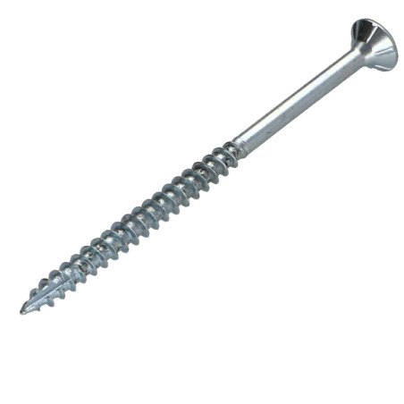 1 x Spanplattenschraube TEKOR Senkkopfschraube Gezahnt 4X70 Mit Gewinde 42 T20 Verzinkt cut Bohrspitze mit Typ 17