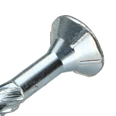 1 x Rahmenschraube tekor Senkkopfschraube Gezahnt T25 5 x 80 Mit Gewinde 48 cut Bohrspitze mit Typ 17 Spitze Verzinkt