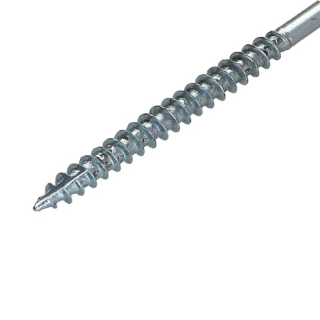 1 x Spanplattenschraube TEKOR Senkkopfschraube Gezahnt 4X70 Mit Gewinde 42 T20 Verzinkt cut Bohrspitze mit Typ 17