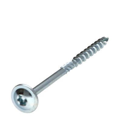 1 x Spanplattenschrauben TEKOR Tellerkopfschrauben T30 cut Bohrspitze mit Typ 17 Spitze 6x100 Teilgewinde Verzinkt