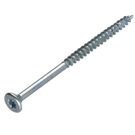 1 x Spanplattenschraube TEKOR Senkkopfschraube Gezahnt 5X60 Mit Gewinde 36 T25 Verzinkt cut Bohrspitze mit Typ 17