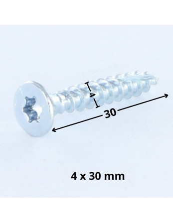 1 x Spanplattenschraube TEKOR Senkkopfschraube...