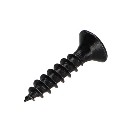 1 x Spanplattenschrauben Senkkopfschraube Pozi N°2 3,5X10 Gesamtgewinde Stahl schwarz verzinkt