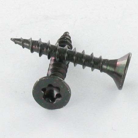 1 x Spanplattenschrauben Senkkopfschraube T20 4X35 Stahl schwarz verzinkt