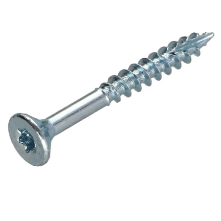 1 x Spanplattenschraube TEKOR Senkkopfschraube Gezahnt 4X35 Mit Gewinde 21 T20 Verzinkt cut Bohrspitze mit Typ 17