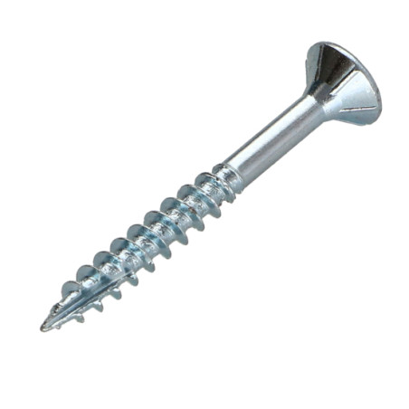 1 x Spanplattenschraube TEKOR Senkkopfschraube Gezahnt 4X35 Mit Gewinde 21 T20 Verzinkt cut Bohrspitze mit Typ 17