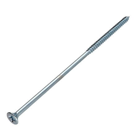 1 x Spanplattenschrauben Senkkopfschraube Pozi N°3 6X200 Teilgewinde Verzinkt