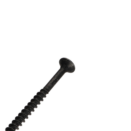1 x Spanplattenschrauben Senkkopfschraube Pozi N°2 5X80 Teilgewinde Stahl schwarz verzinkt