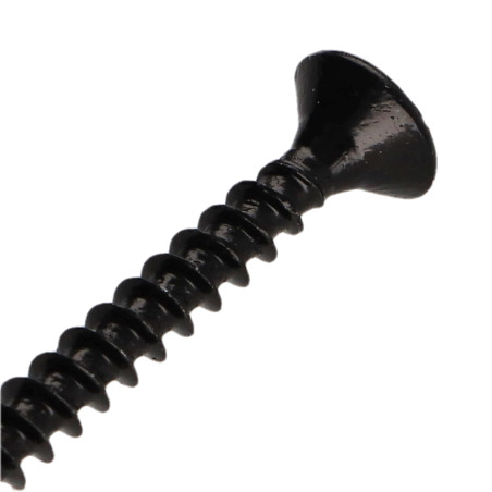 1 x Spanplattenschrauben Senkkopfschraube Pozi N°2 3,5X35 Gesamtgewinde Stahl schwarz verzinkt