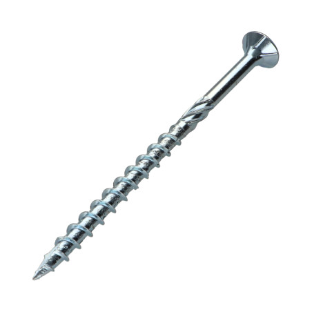 1 x Rahmenschraube tekor Senkkopfschraube Gezahnt T25 5 x 100 Mit Gewinde 50 cut Bohrspitze mit Typ 17 Spitze Verzinkt