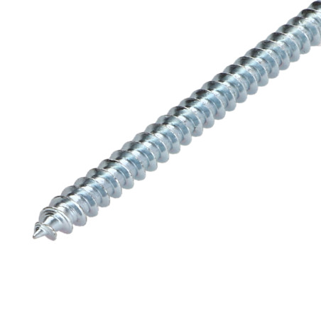 1 x Spanplattenschrauben Senkkopfschraube Pozi N°3 6X160 Teilgewinde Verzinkt