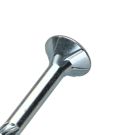 1 x Rahmenschraube tekor Senkkopfschraube Gezahnt T25 5 x 100 Mit Gewinde 50 cut Bohrspitze mit Typ 17 Spitze Verzinkt