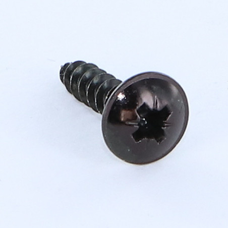 1 x Spanplattenschrauben Flachrundkopfschraube Pozi N°2 4,5X20 Stahl schwarz verzinkt